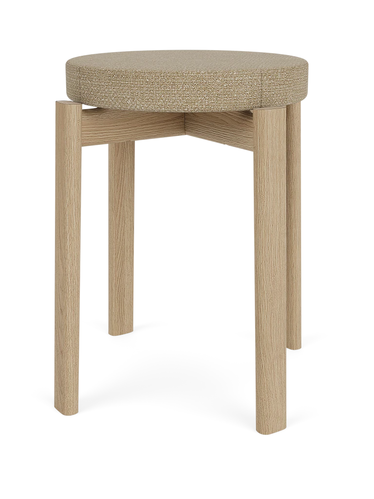 Passage Stool | Modern stackable stool in FSC-certified oak - Audo